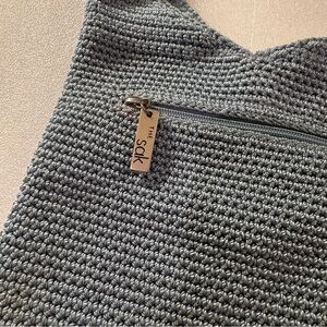 The Sak Light Blue Crochet Bag.  Great condition